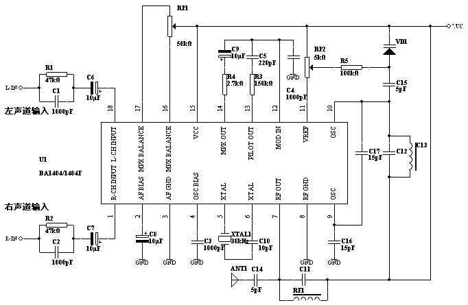 BA1404 典型电路 (9,345 字节)