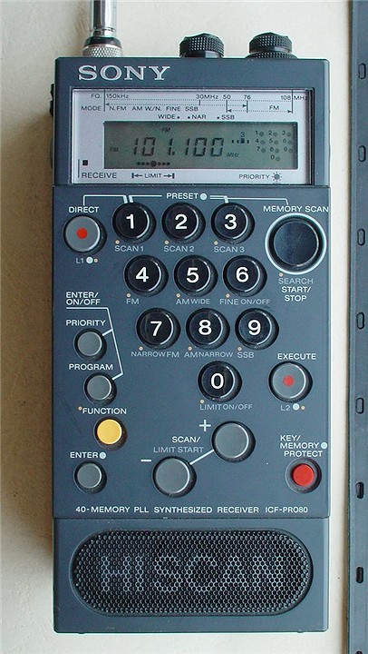 sony icf-pro80图片欣赏