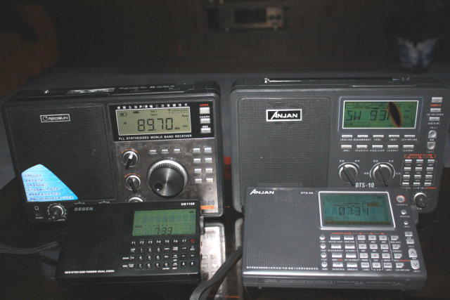 击鼓传花试用DTS-10收音机与rp2100pk
