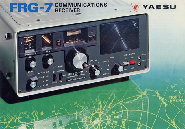 《每周一机入库》之88： YAESU 八重洲 FRG-7 中波短波四波段接收机